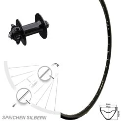 Mach 1 ER 20 Disc-Vorderrad 28-29 Zoll Mit Formula QR Nabe