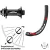 Dt-swiss 28-29 Zoll Vorderrad DT Swiss 533 D Mit Shimano Deore HB-M618 Nabe