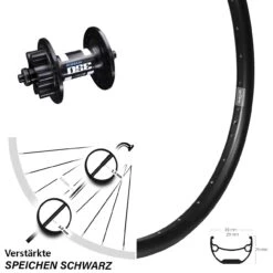 29 Zoll Vorderrad Ryde Andra 29 Mit DT Swiss 350 Hybrid Nabe 5/100 Mm