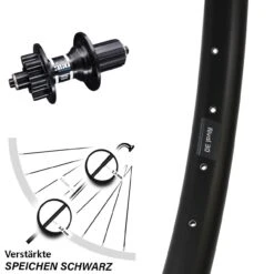 Hinterrad Ryde Rival 30 Disc 29 Zoll DT Swiss 350 Hybrid 5/135 Mm