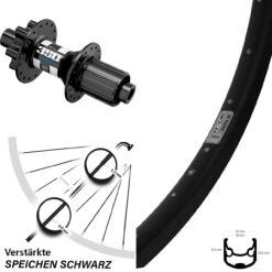 28-29 Zoll Ryde Andra 30 Disc Hinterrad DT Swiss 350 Hybrid 12/142 Mm