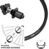 Hinterrad 27,5 Zoll Ryde Andra 321 Disc DT Swiss 350 Hybrid 6-Loch -Radzubehoer Verkaufe 8249201