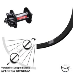 Vorderrad 29 Zoll Ryde Rival 23 Disc DT Swiss 370