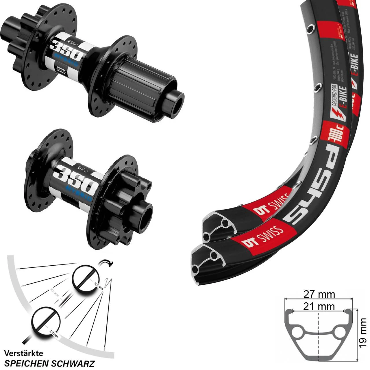 Dt-swiss Laufradsatz 29 Zoll 545D DT Swiss 350 Hybrid 100/142 Mm 6-loch Steckachse 3 Dt-swiss Laufradsatz 29 Zoll 545D DT Swiss 350 Hybrid 100/142 Mm 6-loch Steckachse
