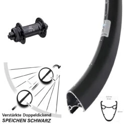 Ryde Dutch 19 Disc 28 Zoll Vorderrad Mit KX-G