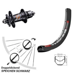 Dt-swiss DT Swiss 350 SL Sram XD TK 540 Hinterrad 28-29 Zoll Für 6-Loch