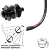 Dt-swiss Vorderrad Mit Nabendynamo Shutter Precision PD-8 DT Swiss 466 27,5 Zoll -Radzubehoer Verkaufe 8249756