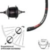Dt-swiss Laufrad 27,5 Zoll DT Swiss 466D Disc Shimano SG-C6001-8 -Radzubehoer Verkaufe 8249820
