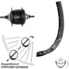 Dt-swiss Laufrad 29 Zoll DT Swiss H 522 Disc Schwarz Shimano SG-C6001-8D -Radzubehoer Verkaufe 8249855