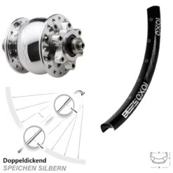 Vorderrad 26 Zoll Exal BE 25 SON28