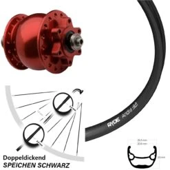 Ryde 6-Loch Vorderrad Andra 321 27,5 Zoll Nabendynamo Son 28