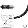 Ryde Rival 23 Disc Hinterrad Schnellspanner 6-loch Novatec D042SB -Radzubehoer Verkaufe 8250561