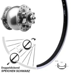 26 Zoll Vorderrad Ryde Andra 40 Son 28