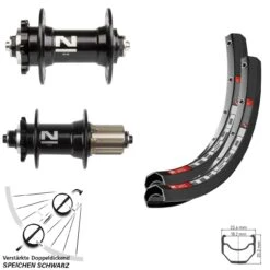 Dt-swiss Laufradsatz 28 Zoll DT Swiss TK 540 Disc 6-loch Novatec Nabe D041 D042