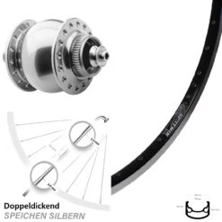 Vorderes Laufrad 28 Zoll Ryde Sputnik Son 28 Centerlock