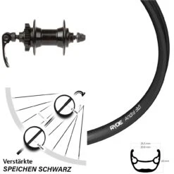 28-29 Zoll Laufrad Ryde Andra 321 Novatec Nabe 6-Loch