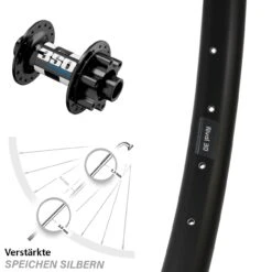 27,5 Zoll Vorderrad Ryde Rival 30 Disc Mit DT Swiss 350 Boost Hybrid