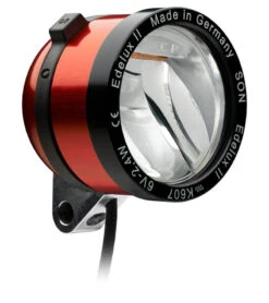 Son Edelux 2 Scheinwerfer Rot Eloxiert Inklusive 60 Cm Kabel