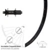 27,5 Zoll Rodi Ready 30 Hinterrad Boost 12x148 Mm 6-Loch -Radzubehoer Verkaufe 8252786