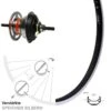 Laufrad 20 Zoll Ryde Andra 40 Shimano 3-Gang SG-3R75 -Radzubehoer Verkaufe 8252947