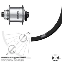 Shimano DH-UR705 Ryde Rival 23 Vorderrad 27,5 Zoll 12x100 Mm