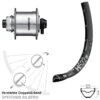 Dt-swiss Nabendynamo Vorderrad Shimano DH-UR705-3D DT Swiss H 522 27,5 Zoll Centerlock -Radzubehoer Verkaufe 8253156
