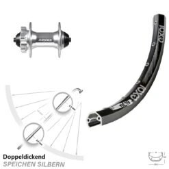 28 Zoll Vorderrad Formula DC-61 Exal DC 19 Für 6-Loch Schnellspanner
