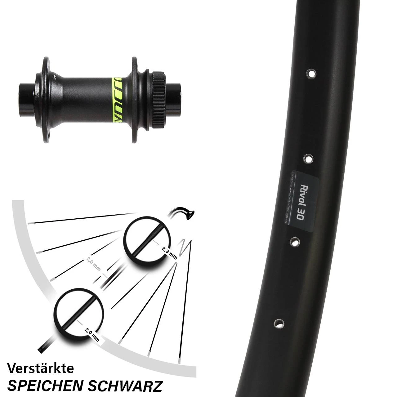 Ryde Rival 30 Vorderrad 29 Zoll Centerlock Formula CL-71 Syncros 15x100 Mm 3 Ryde Rival 30 Vorderrad 29 Zoll Centerlock Formula CL-71 Syncros 15x100 Mm
