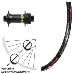 Formula CL-71 Syncros DRC ZZYZX Disc Vorderrad 26 Zoll Centerlock 15/100 Mm