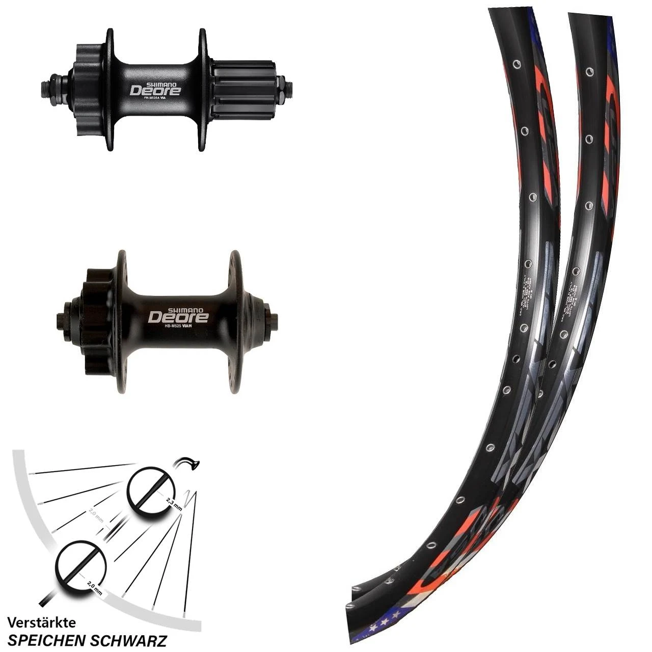 26 Zoll Laufradsatz DRC Felge ZZYZX Shimano Deore M525 Schnellspanner 100/135 Mm 6-loch 3 26 Zoll Laufradsatz DRC Felge ZZYZX Shimano Deore M525 Schnellspanner 100/135 Mm 6-loch