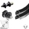 28 Zoll Laufradsatz Felgenbremse Ryde ZAC 2000 Dynamo Shimano 3N72 Novatec F162