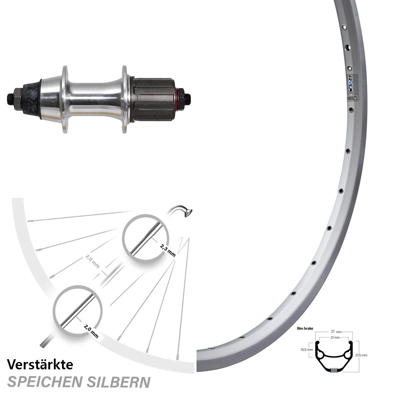 Novatec F362 TSE Ryde ZAC 421 Hinteres Rad 27,5 Zoll 3 Novatec F362 TSE Ryde ZAC 421 Hinteres Rad 27,5 Zoll