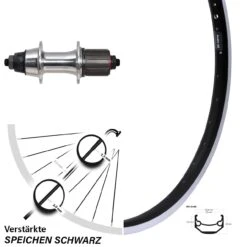 Novatec F362 TSE Ryde Andra 40 Hinterrad 26 Zoll