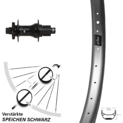 Ryde Andra 29 Zoll Syncros Boost Shimano Micro Spline Hinterrad