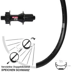 DT Swiss 370 6-Loch Ryde Andra 29 Zoll Laufrad 12x142 Mm