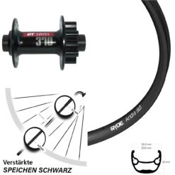 Ryde Andra 321 Vorderrad 26 Zoll Mit DT Swiss 370 Nabe 15/100
