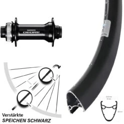 Ryde Dutch 19 Disc Vorderrad 28-29 Zoll Shimano Deore 15x100 Mm Centerlock