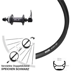 28-29 Zoll Laufrad Shimano SLX Ryde Andra 321 Centerlock