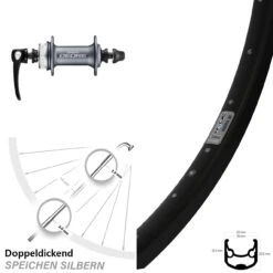 Shimano Deore HB-M615 Ryde Andra 30 Disc Vorderrad 28 Zoll Centerlock