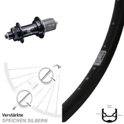 Ryde Andra 30 Disc Hinterrad 26 Zoll Mit KX-GS Centerlock Nabe