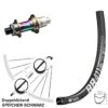 Dt-swiss Hinterrad 28 Zoll Centerlock KX-G Oilslick Nabe Sram XD-R 12-fach DT Swiss RR 411 -Radzubehoer Verkaufe 8257078