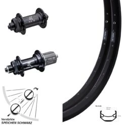20 Zoll Laufradsatz Ryde Andra 40 Disc Verstärkt KX-GS Nabe Schnellspanner Centerlock