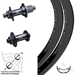 Laufradsatz 29+ Zoll Ryde Rival Breit E-Bike KX-B Micro Spline