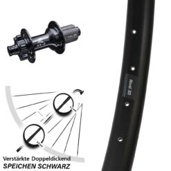 Ryde Rival 30 Hinterrad 29 Zoll KX-B 12x148 Mm Boost 6-loch Shimano 11-fach