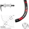Dt-swiss 26 Zoll Vorderrad Shimano Deore HB-M595 DT Swiss 545 Centerlock