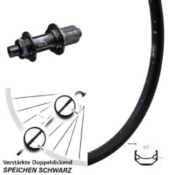 26 Zoll Hinterrad Ryde Andra 40 Disc Mit KX-GS 12x142 Mm Centerlock Nabe