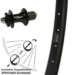 27,5 Zoll Hinterrad XLC Evo 12x142 Ryde Rival 30 Disc 6-Loch