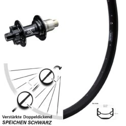 29 Zoll Hinterrad KX-M Nabe 12x142 Mm Steckachse Ryde Andra 40 Disc