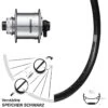 Vorderrad 27,5 Zoll Ryde Andra 29-584 ETRTO Shimano DH-UR708 Silbern 15x100 Mm Centerlock -Radzubehoer Verkaufe 8259764