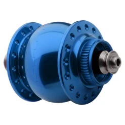 Son 28-SL Nabendynamo Disc Centerlock Blau Eloxiert Steckerlos